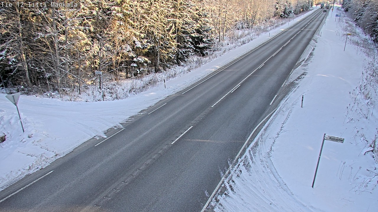 Weather Camera Image Road 12 Iitti, Mankala, Iitti, Päijät-Häme
