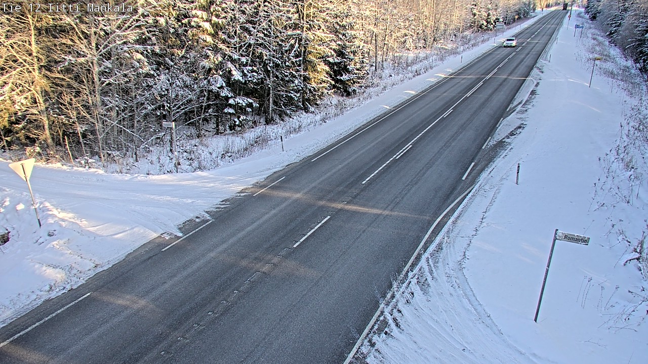 Weather Camera Image Road 12 Iitti, Mankala, Iitti, Päijät-Häme