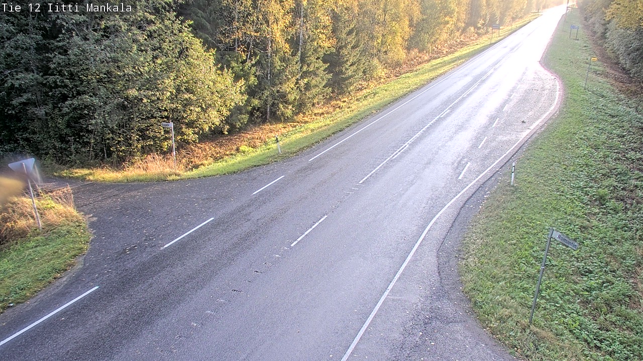 Weather Camera Image Road 12 Iitti, Mankala, Iitti, Päijät-Häme