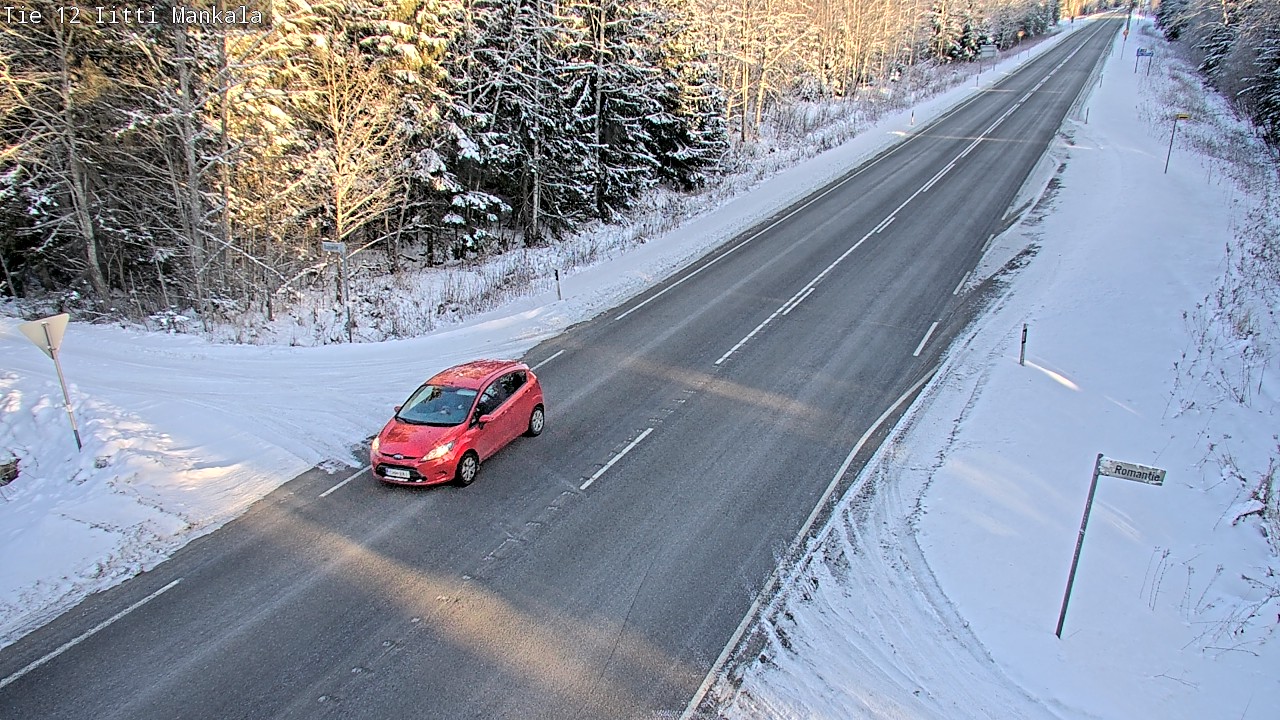Weather Camera Image Road 12 Iitti, Mankala, Iitti, Päijät-Häme