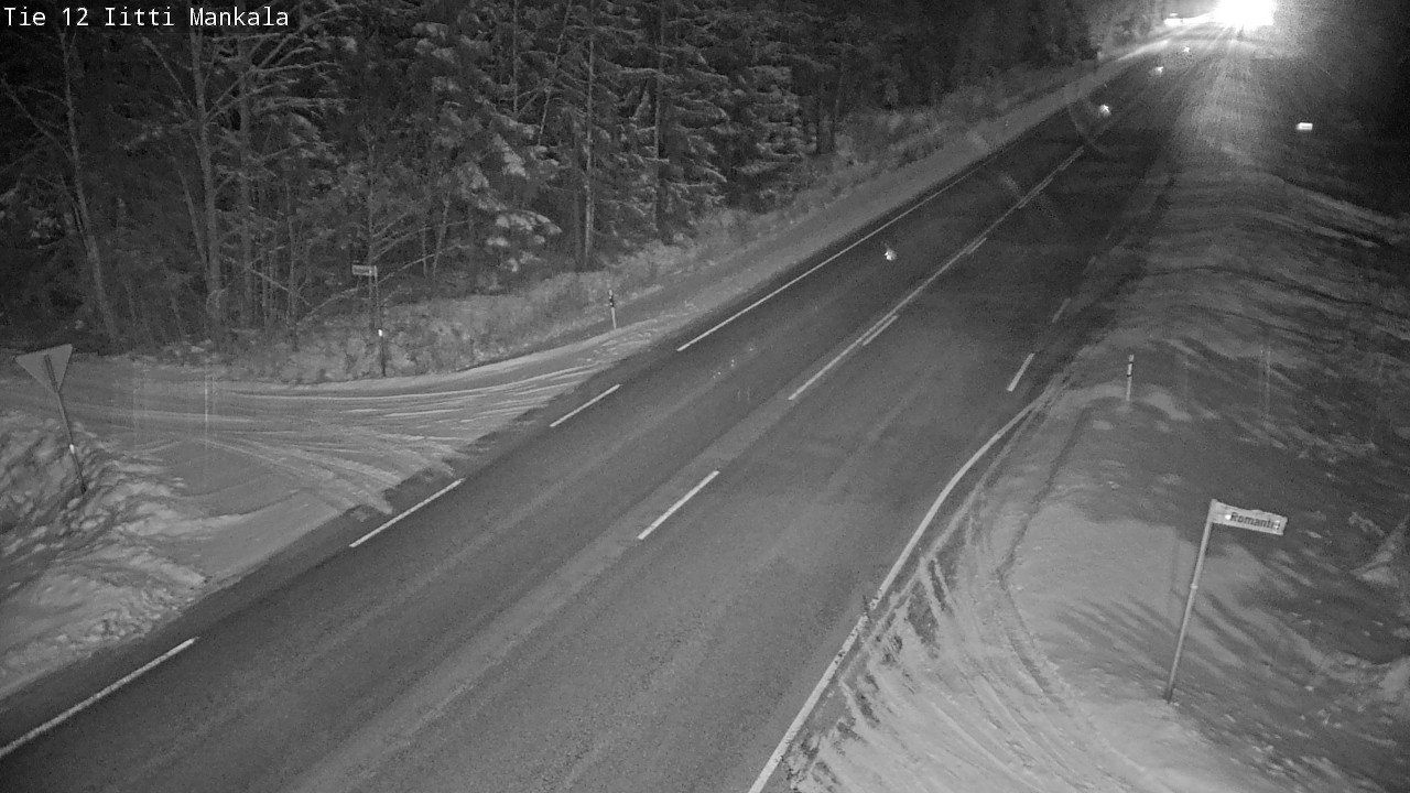 Weather Camera Image Road 12 Iitti, Mankala, Iitti, Päijät-Häme