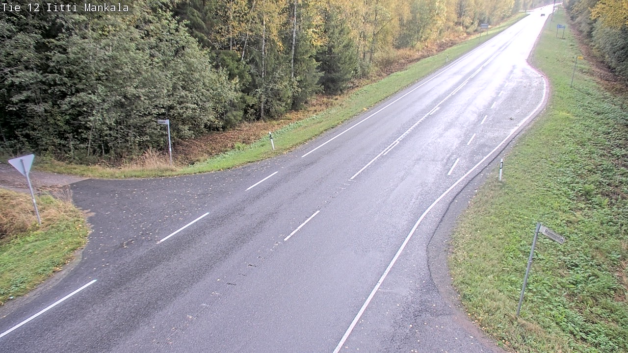 Weather Camera Image Road 12 Iitti, Mankala, Iitti, Päijät-Häme