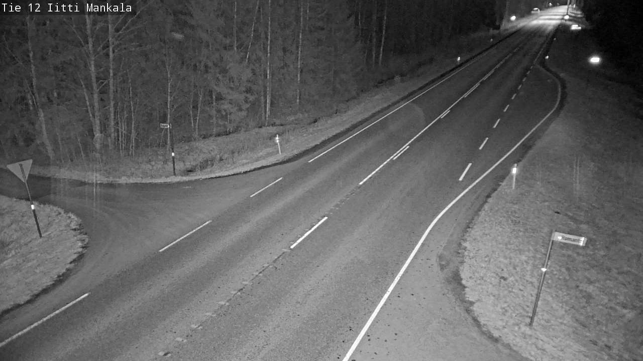 Weather Camera Image Road 12 Iitti, Mankala, Iitti, Päijät-Häme