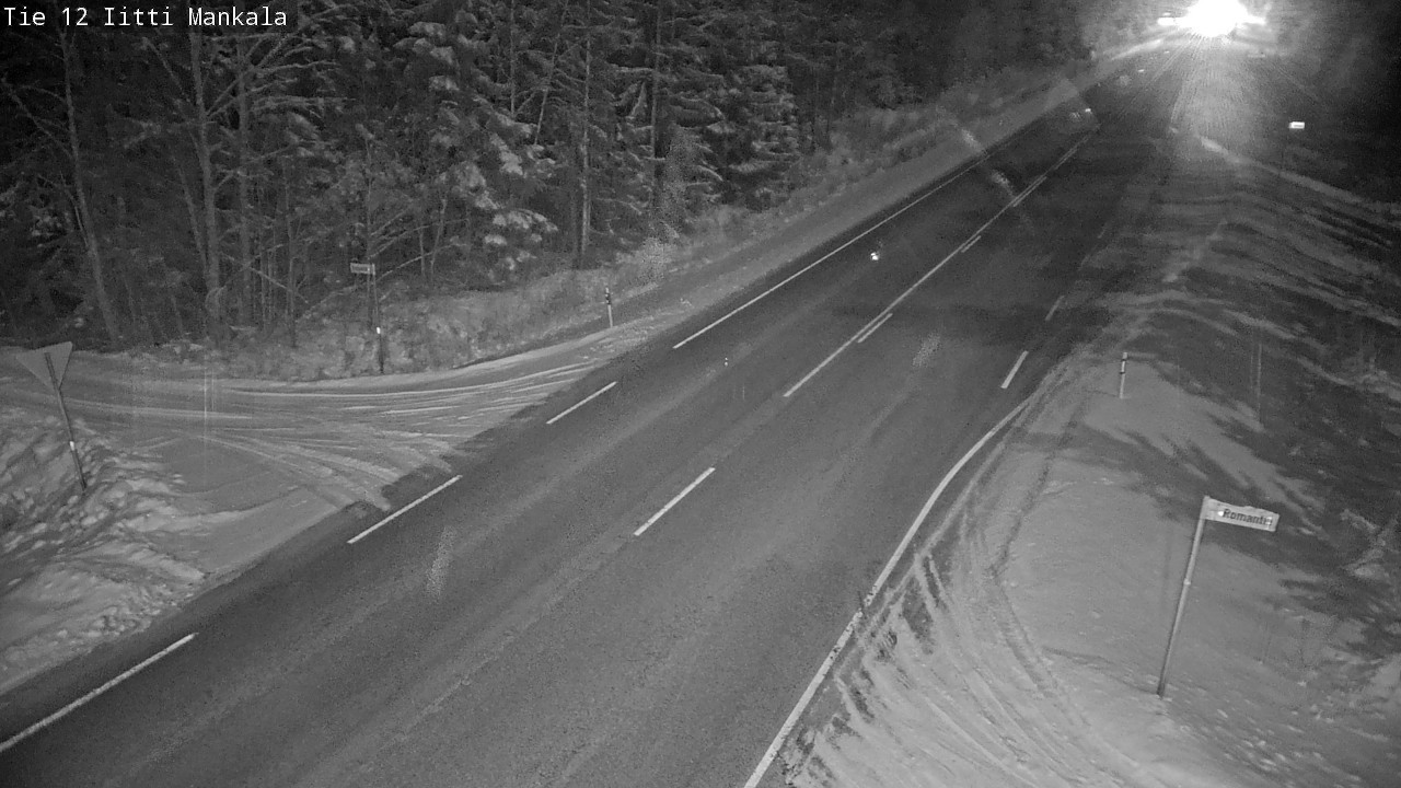 Weather Camera Image Road 12 Iitti, Mankala, Iitti, Päijät-Häme