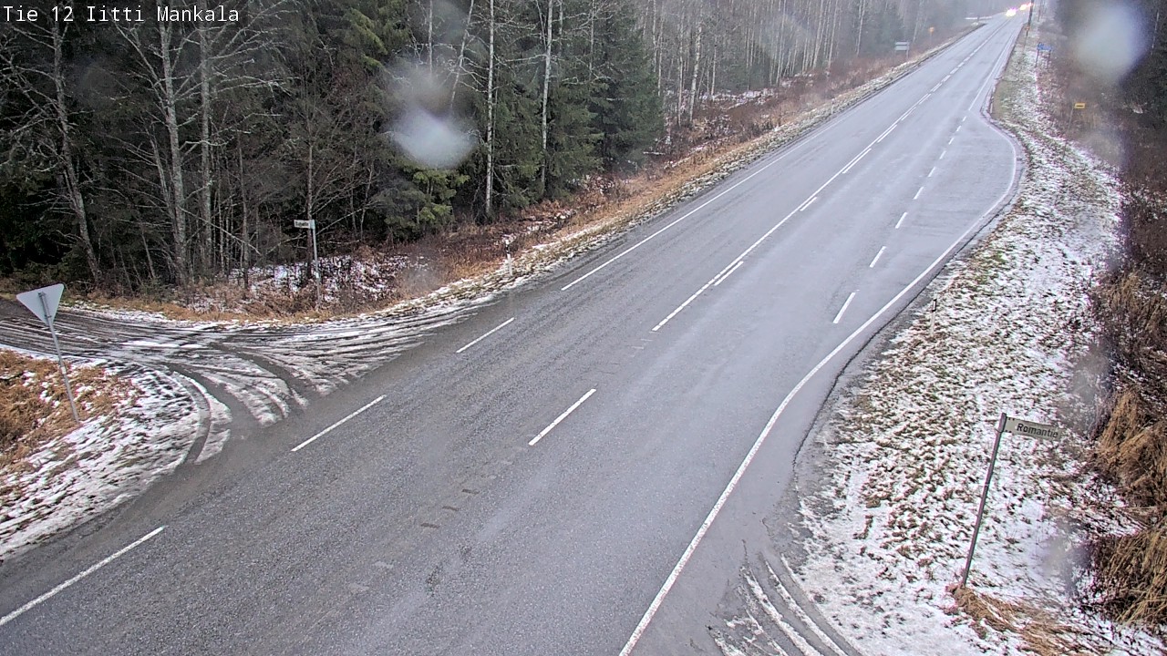 Weather Camera Image Road 12 Iitti, Mankala, Iitti, Päijät-Häme
