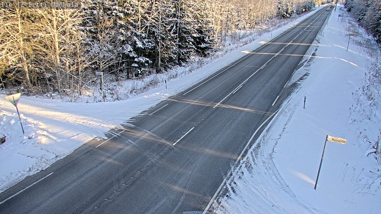 Weather Camera Image Road 12 Iitti, Mankala, Iitti, Päijät-Häme