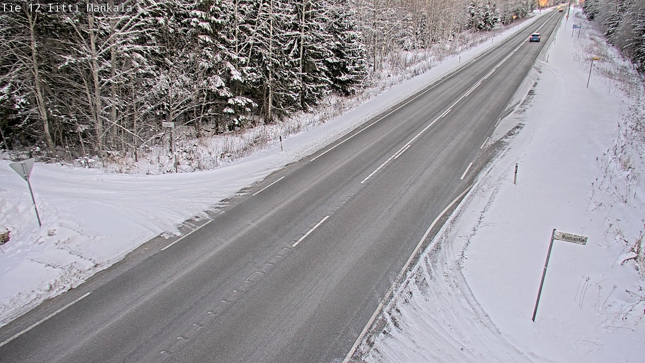 Weather Camera Image Road 12 Iitti, Mankala, Iitti, Päijät-Häme
