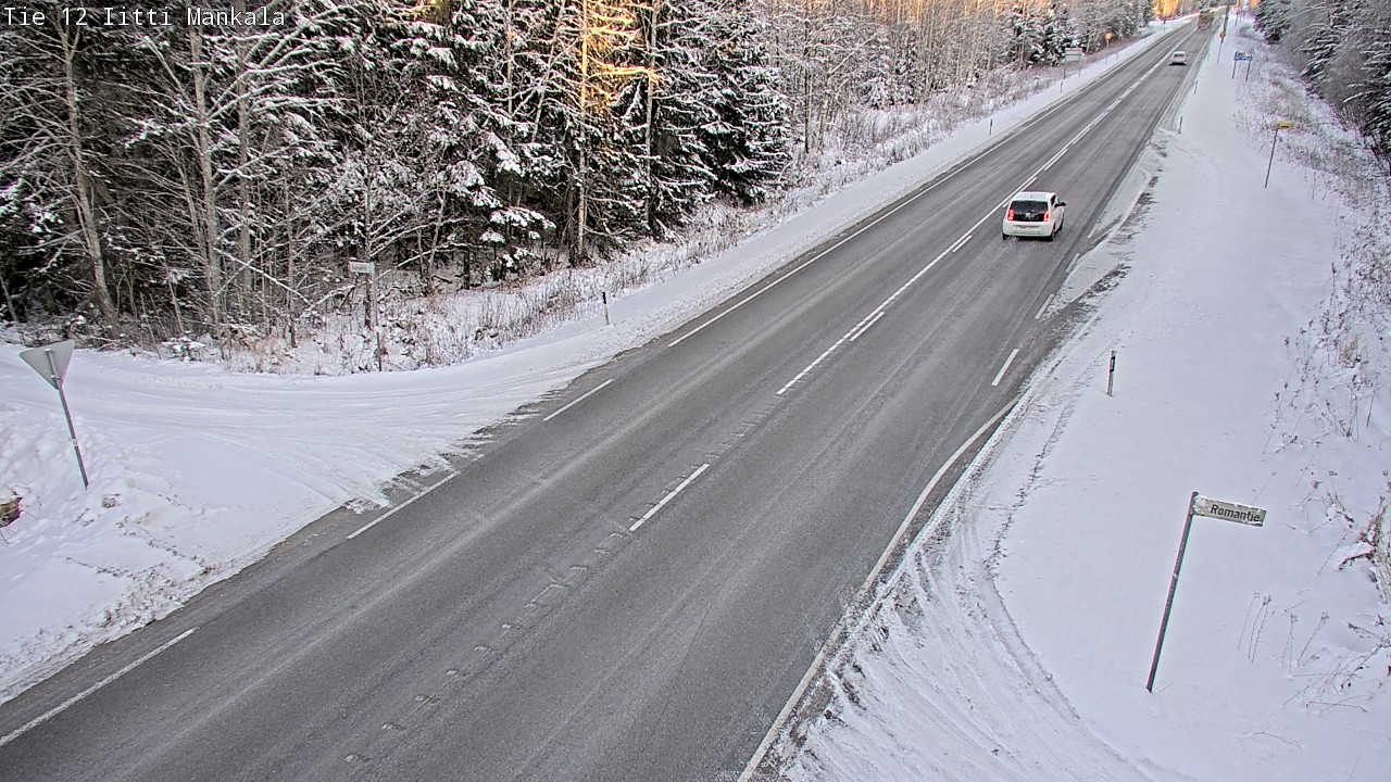Weather Camera Image Road 12 Iitti, Mankala, Iitti, Päijät-Häme