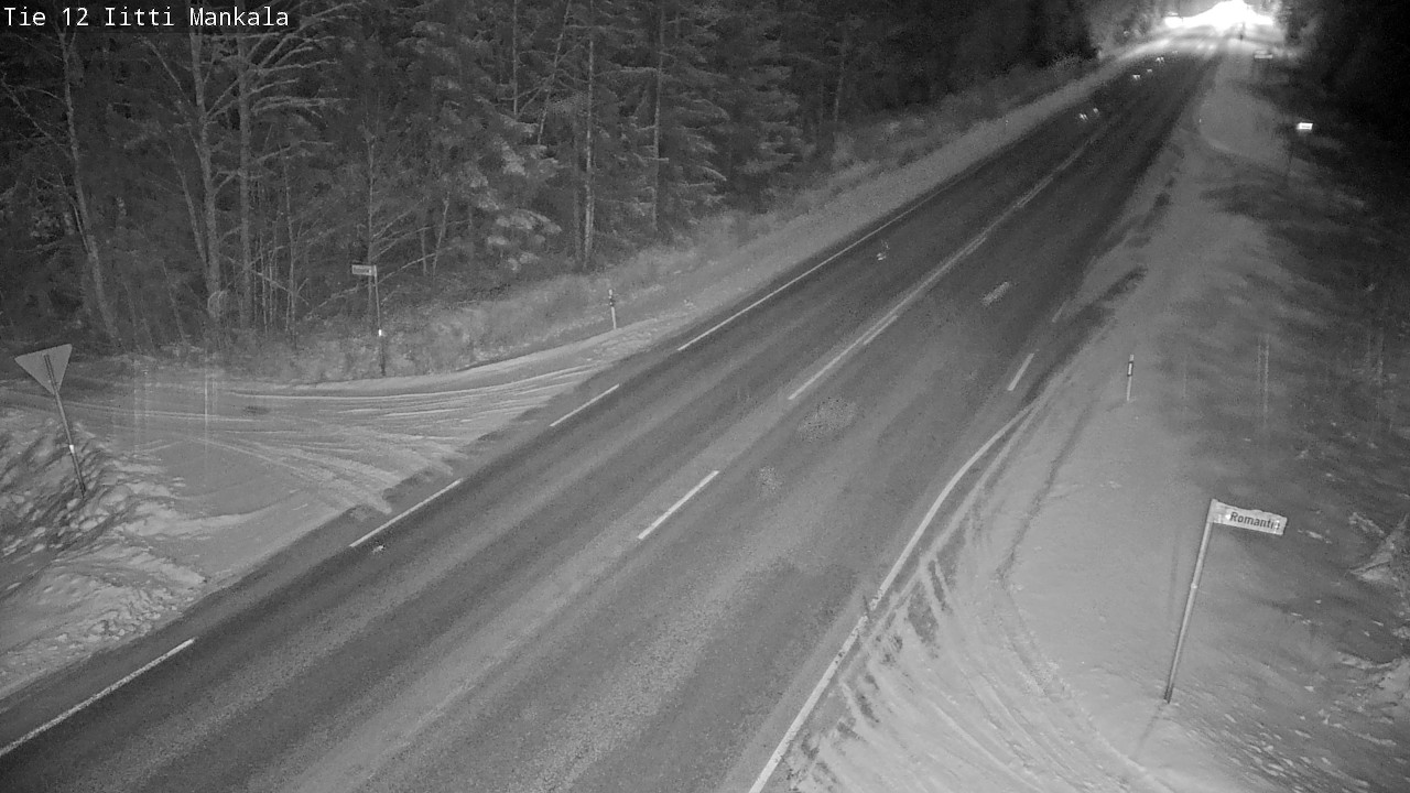 Weather Camera Image Road 12 Iitti, Mankala, Iitti, Päijät-Häme