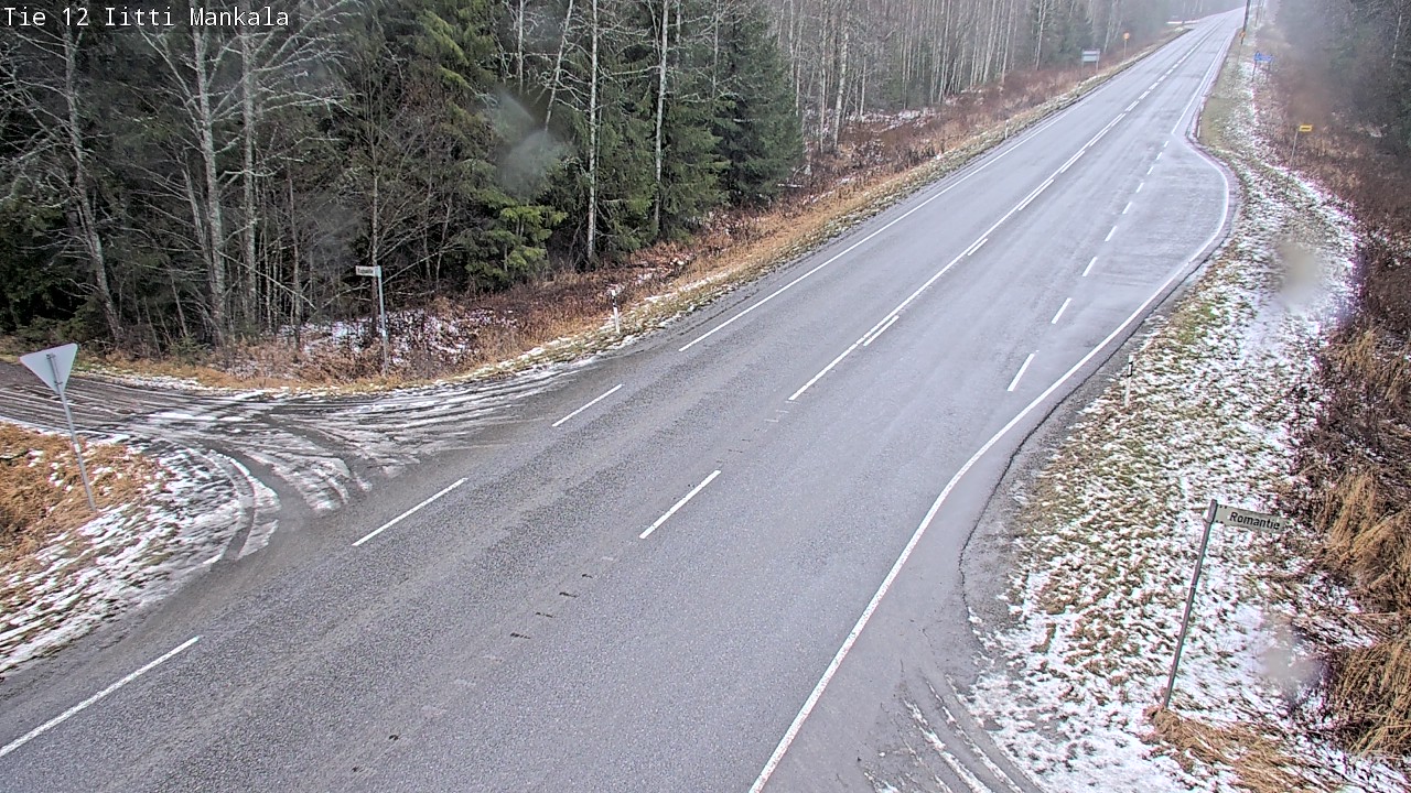 Weather Camera Image Road 12 Iitti, Mankala, Iitti, Päijät-Häme