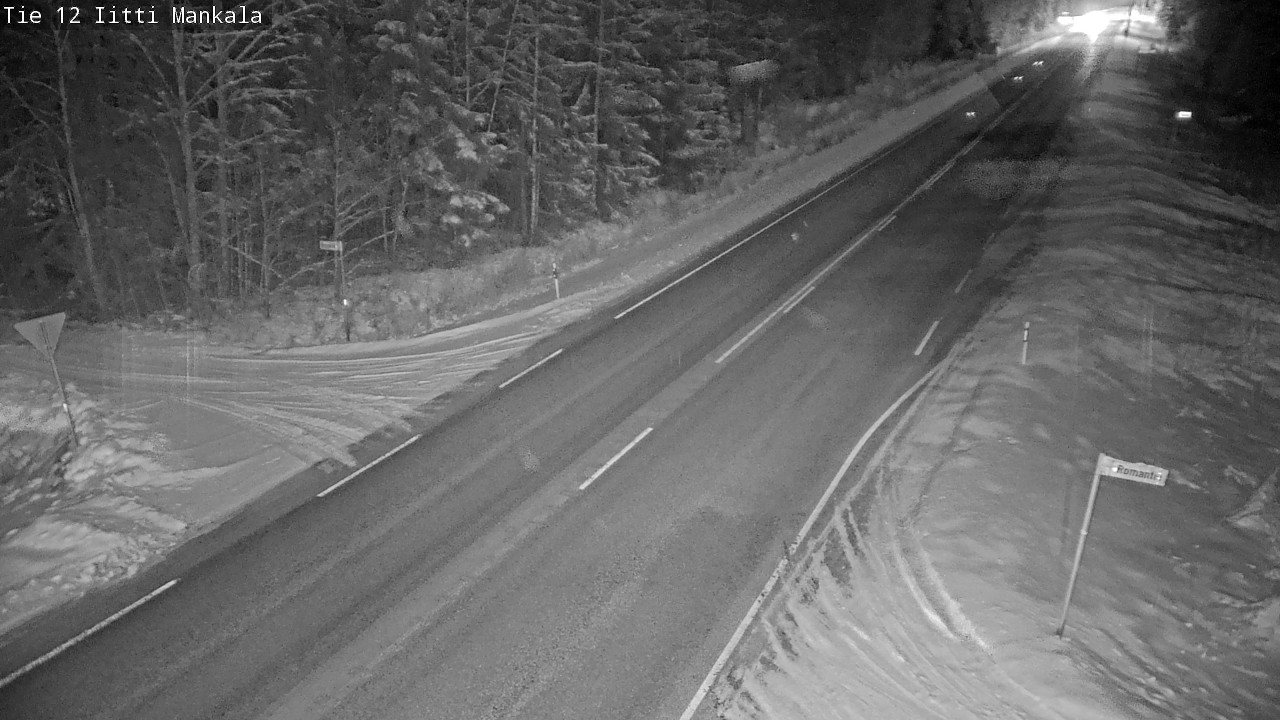 Weather Camera Image Road 12 Iitti, Mankala, Iitti, Päijät-Häme