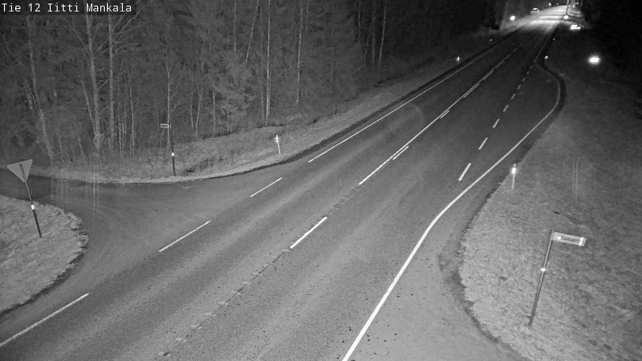 Weather Camera Image Road 12 Iitti, Mankala, Iitti, Päijät-Häme