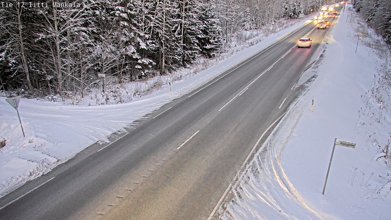 Weather Camera Image Road 12 Iitti, Mankala, Iitti, Päijät-Häme