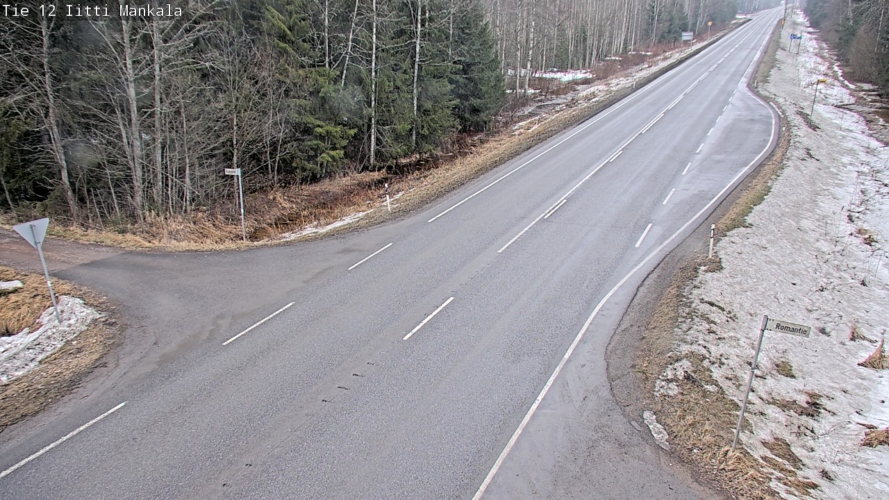 Weather Camera Image Road 12 Iitti, Mankala, Iitti, Päijät-Häme