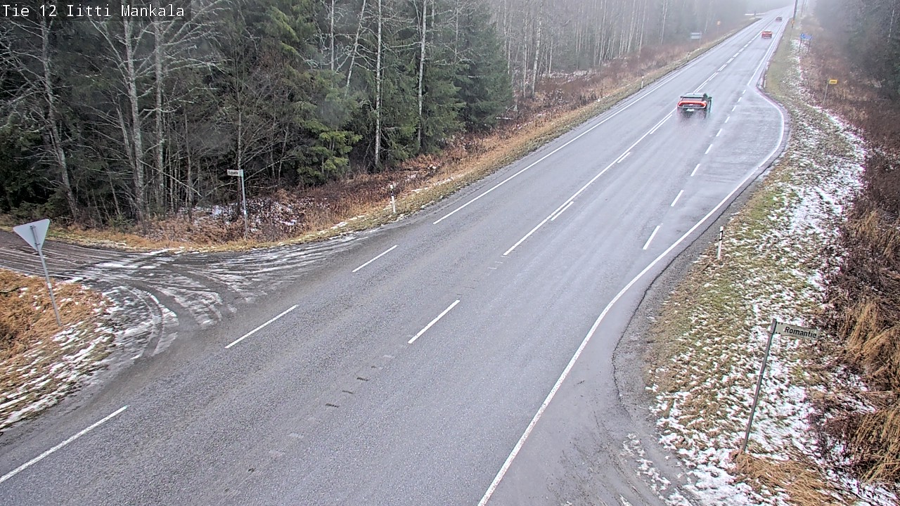 Weather Camera Image Road 12 Iitti, Mankala, Iitti, Päijät-Häme