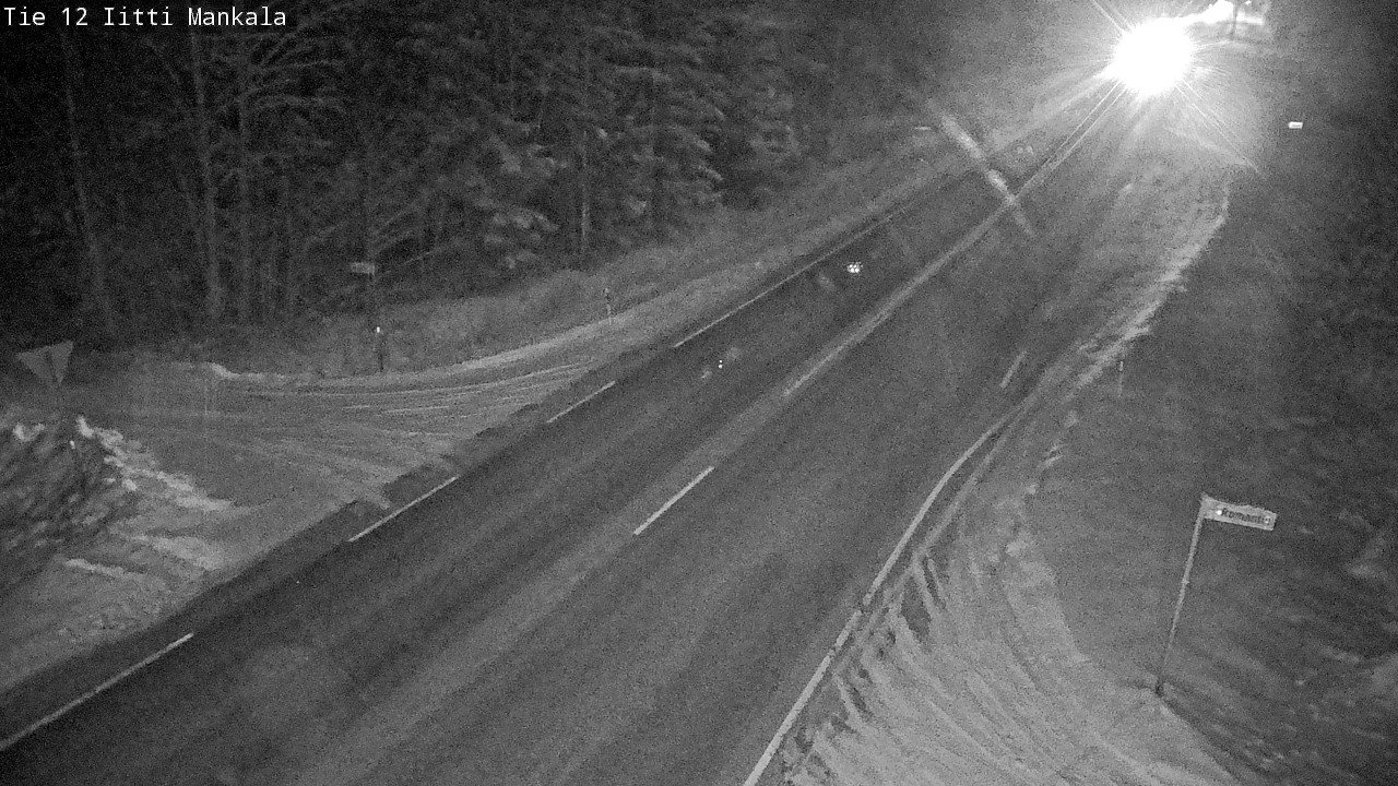 Weather Camera Image Road 12 Iitti, Mankala, Iitti, Päijät-Häme