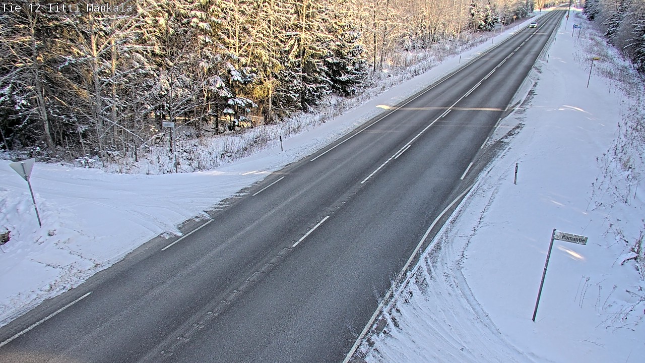 Weather Camera Image Road 12 Iitti, Mankala, Iitti, Päijät-Häme
