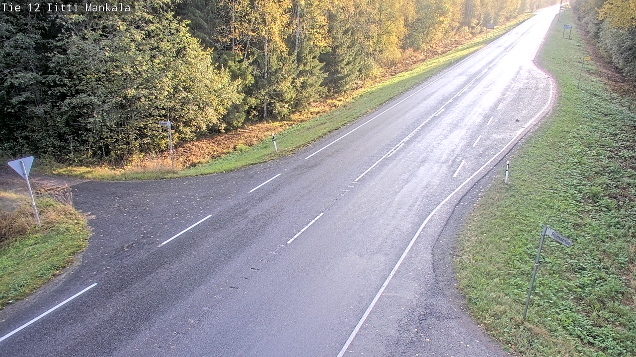 Weather Camera Image Road 12 Iitti, Mankala, Iitti, Päijät-Häme