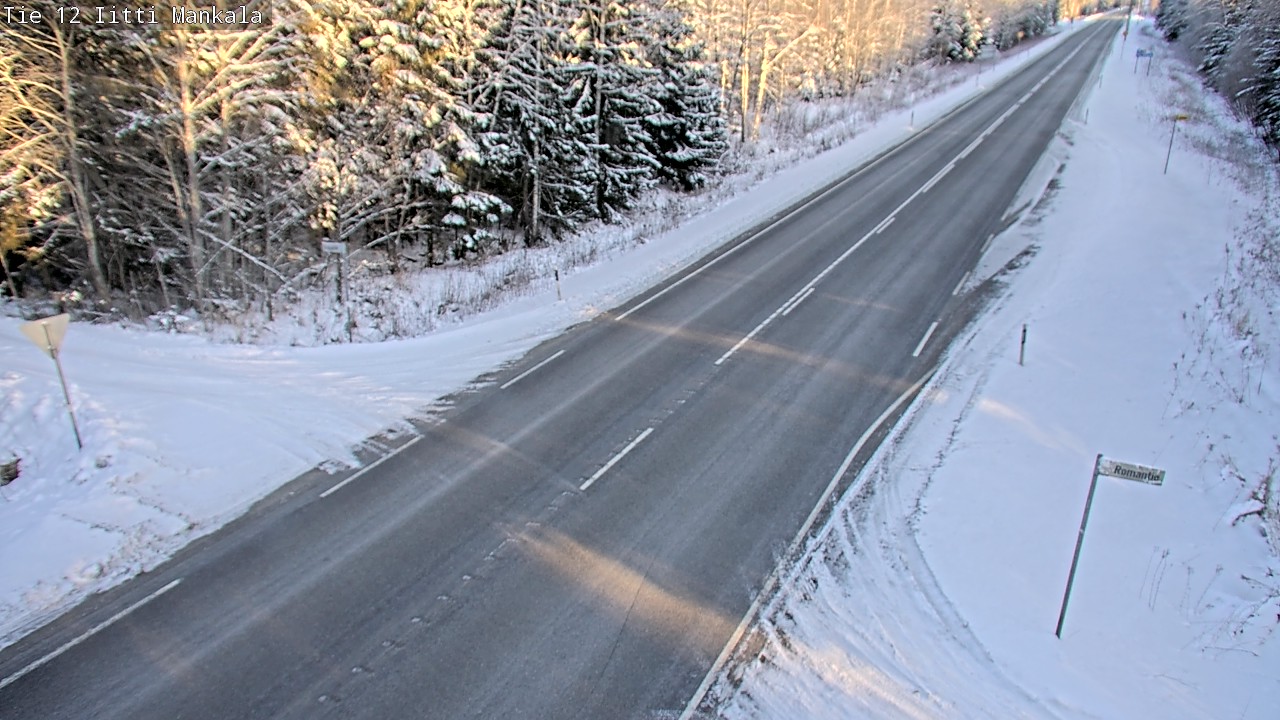 Weather Camera Image Road 12 Iitti, Mankala, Iitti, Päijät-Häme