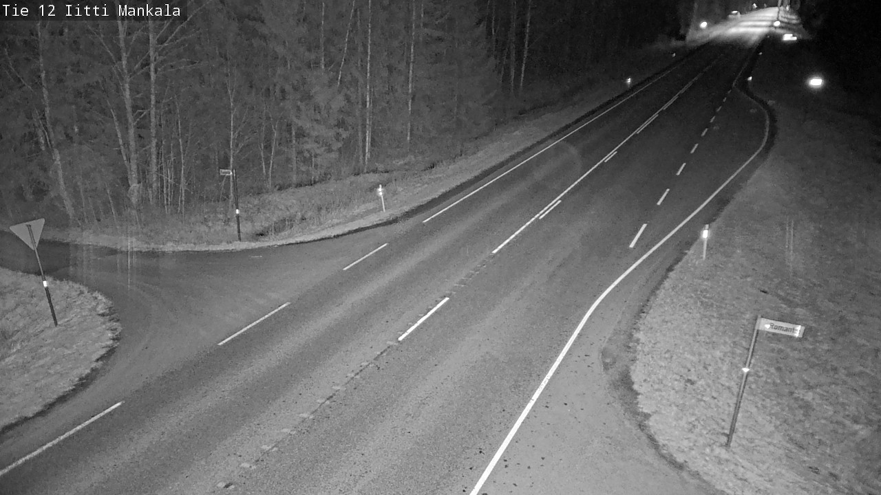 Weather Camera Image Road 12 Iitti, Mankala, Iitti, Päijät-Häme