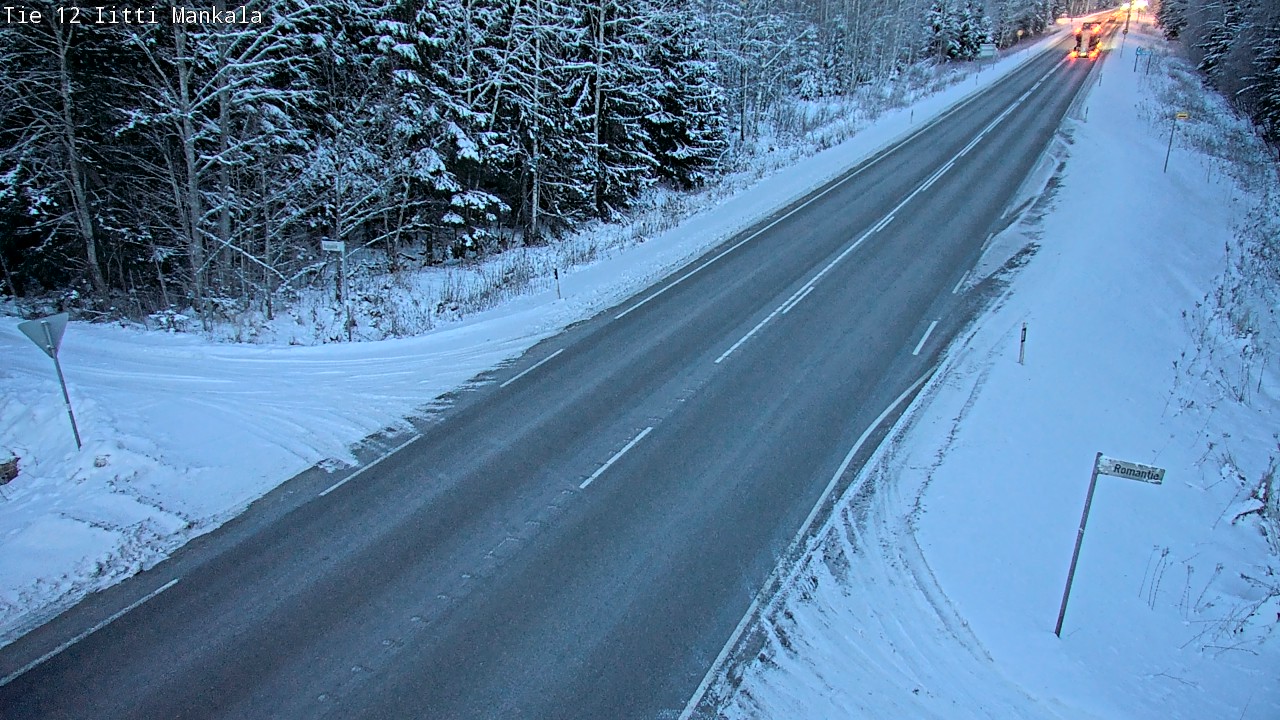 Weather Camera Image Road 12 Iitti, Mankala, Iitti, Päijät-Häme
