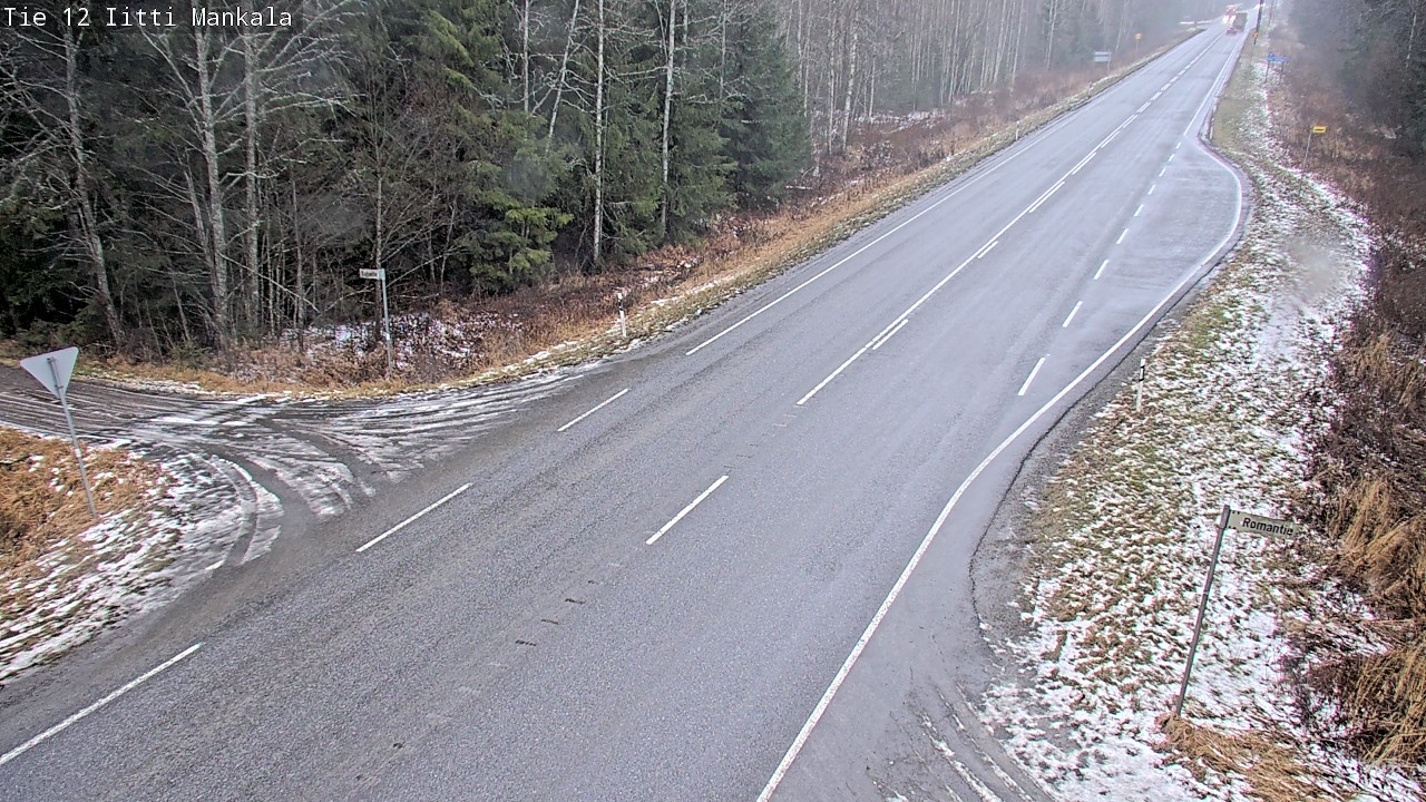 Weather Camera Image Road 12 Iitti, Mankala, Iitti, Päijät-Häme