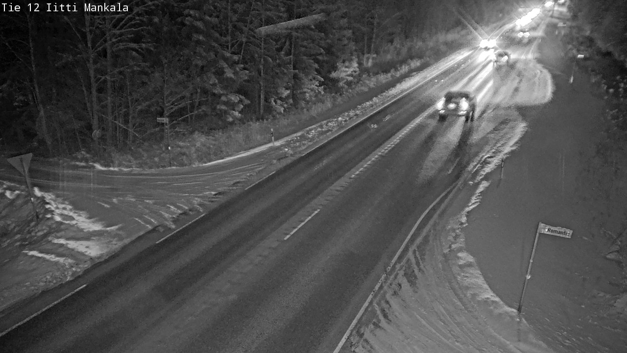 Weather Camera Image Road 12 Iitti, Mankala, Iitti, Päijät-Häme