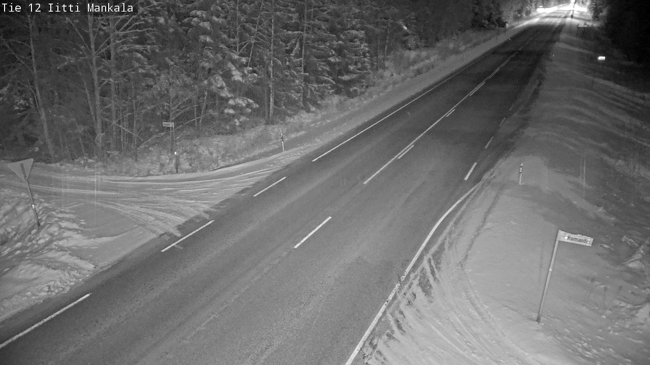 Weather Camera Image Road 12 Iitti, Mankala, Iitti, Päijät-Häme