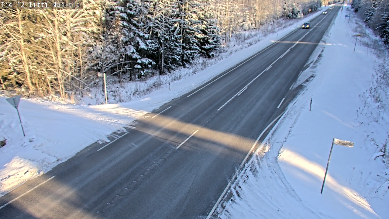 Weather Camera Image Road 12 Iitti, Mankala, Iitti, Päijät-Häme