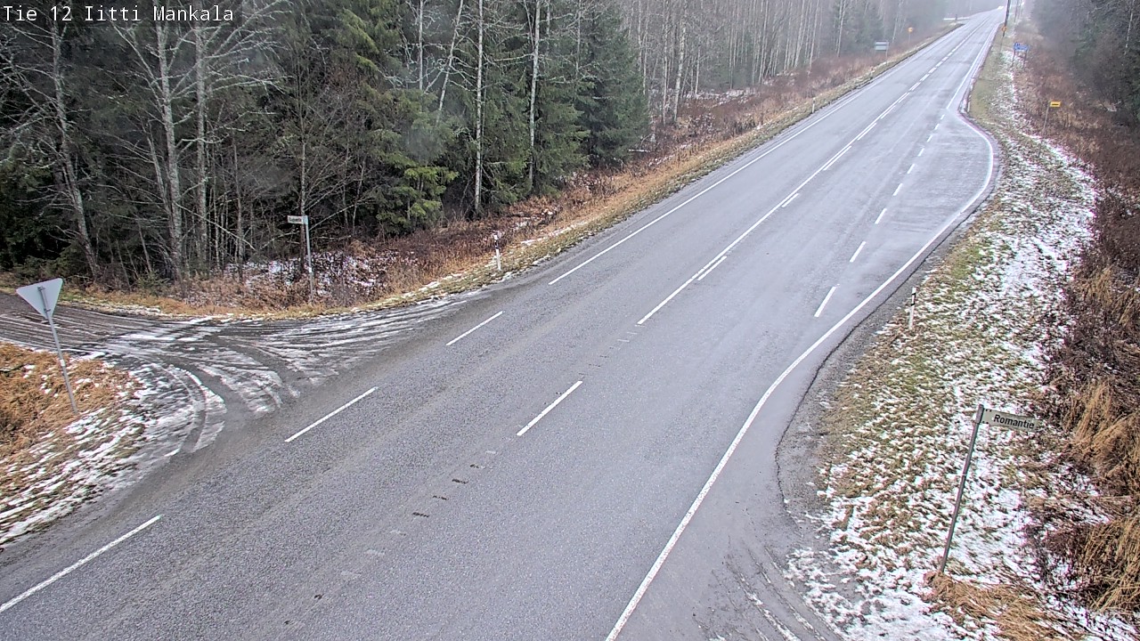 Weather Camera Image Road 12 Iitti, Mankala, Iitti, Päijät-Häme