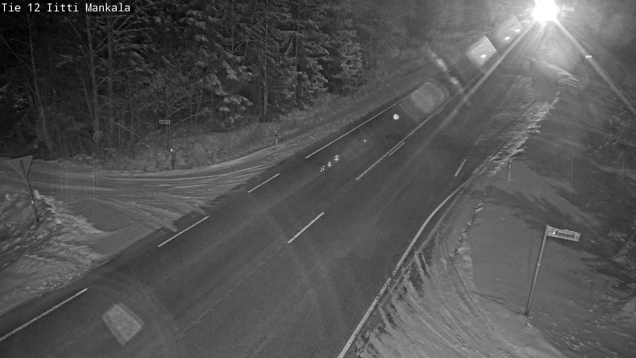 Weather Camera Image Road 12 Iitti, Mankala, Iitti, Päijät-Häme