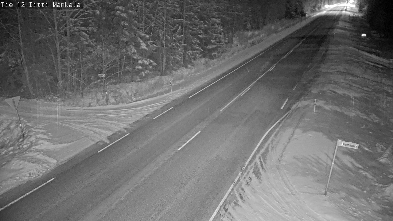 Weather Camera Image Road 12 Iitti, Mankala, Iitti, Päijät-Häme