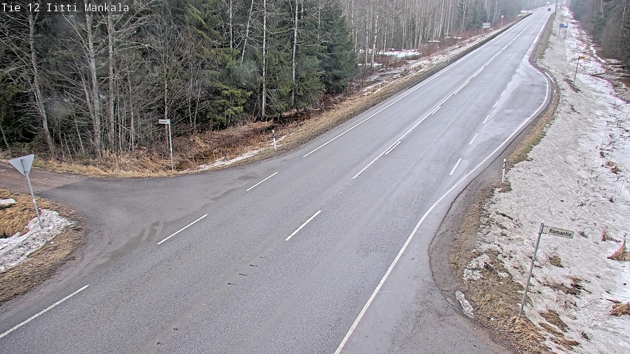 Weather Camera Image Road 12 Iitti, Mankala, Iitti, Päijät-Häme