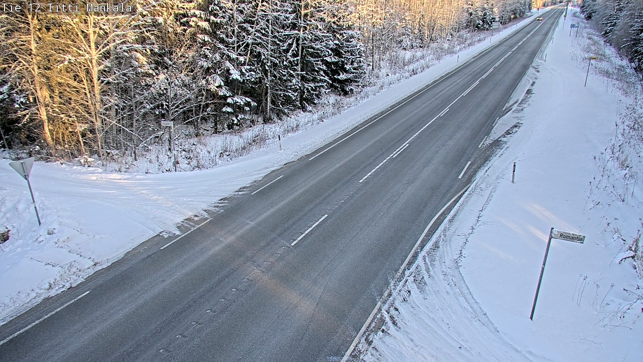 Weather Camera Image Road 12 Iitti, Mankala, Iitti, Päijät-Häme