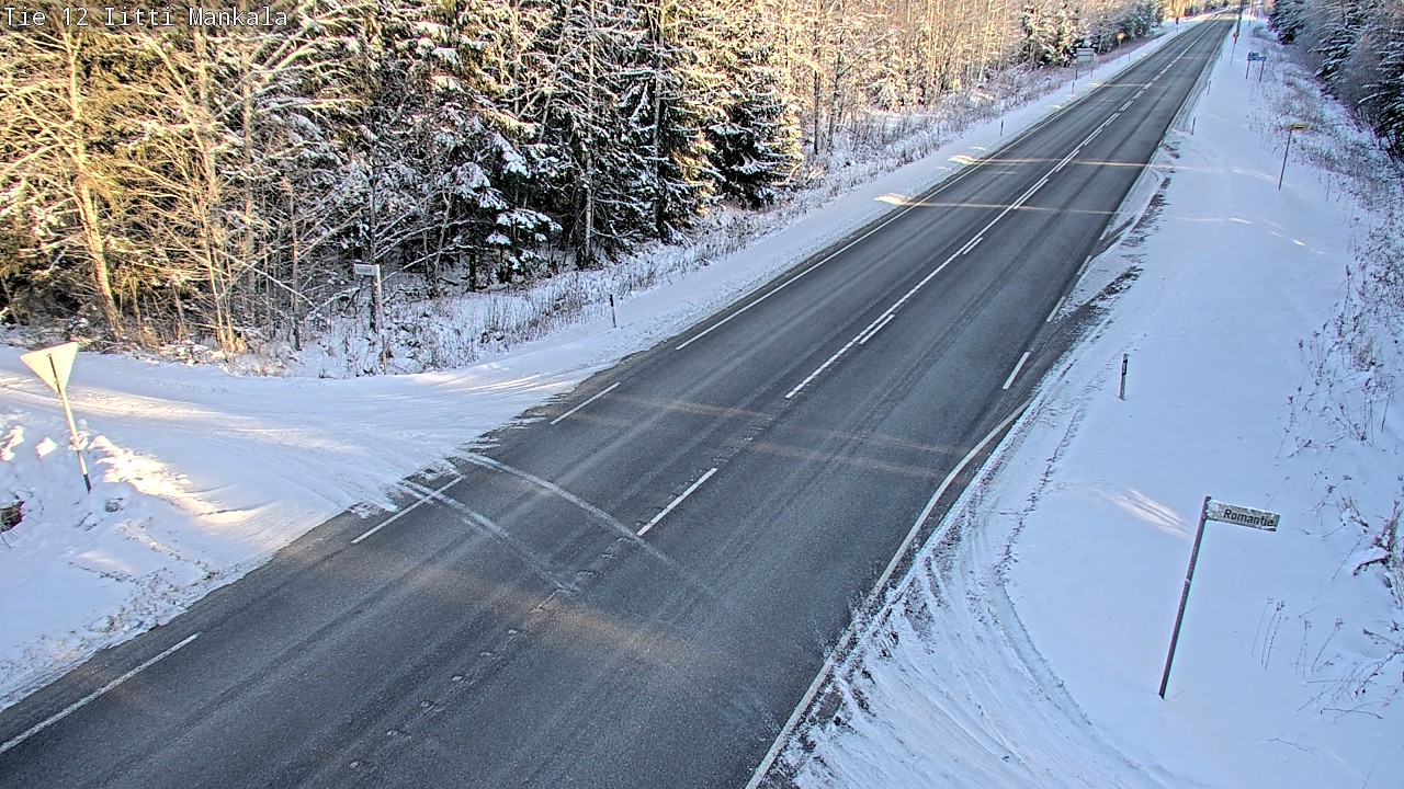 Weather Camera Image Road 12 Iitti, Mankala, Iitti, Päijät-Häme