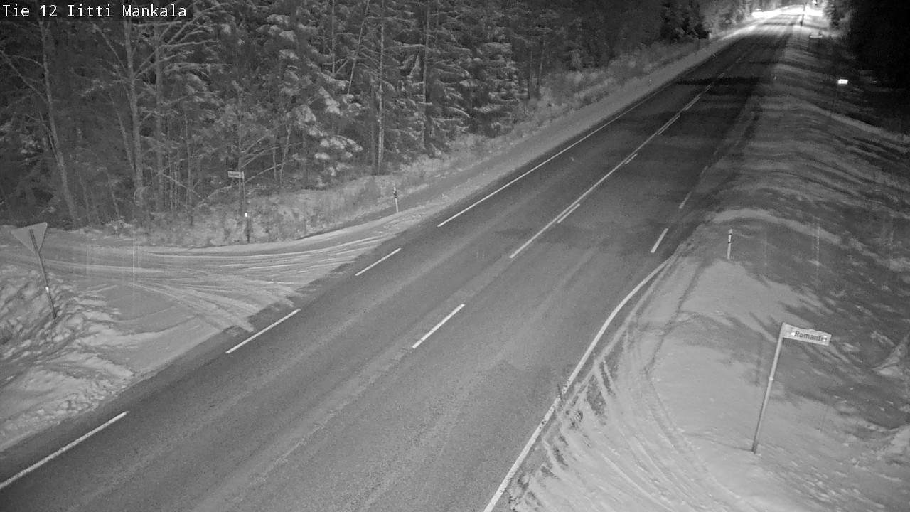 Weather Camera Image Road 12 Iitti, Mankala, Iitti, Päijät-Häme