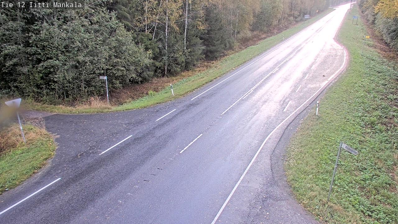 Weather Camera Image Road 12 Iitti, Mankala, Iitti, Päijät-Häme