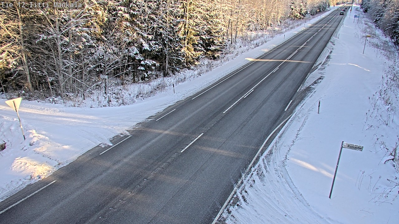 Weather Camera Image Road 12 Iitti, Mankala, Iitti, Päijät-Häme