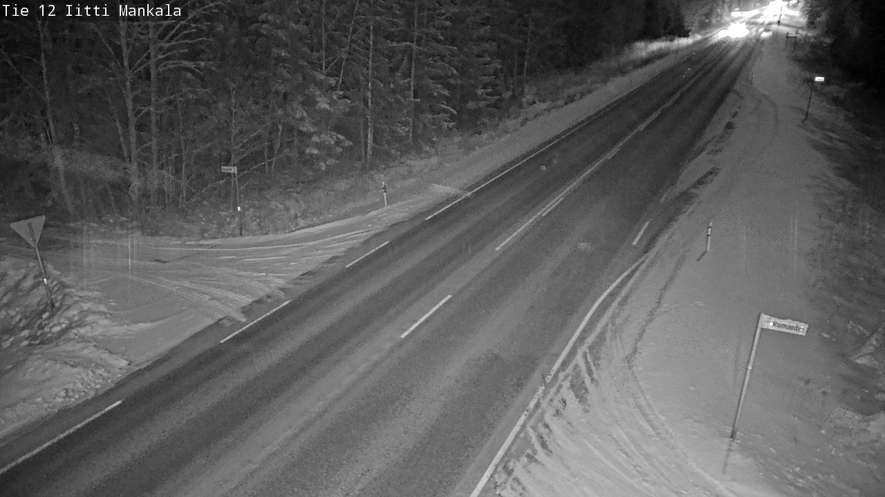 Weather Camera Image Road 12 Iitti, Mankala, Iitti, Päijät-Häme