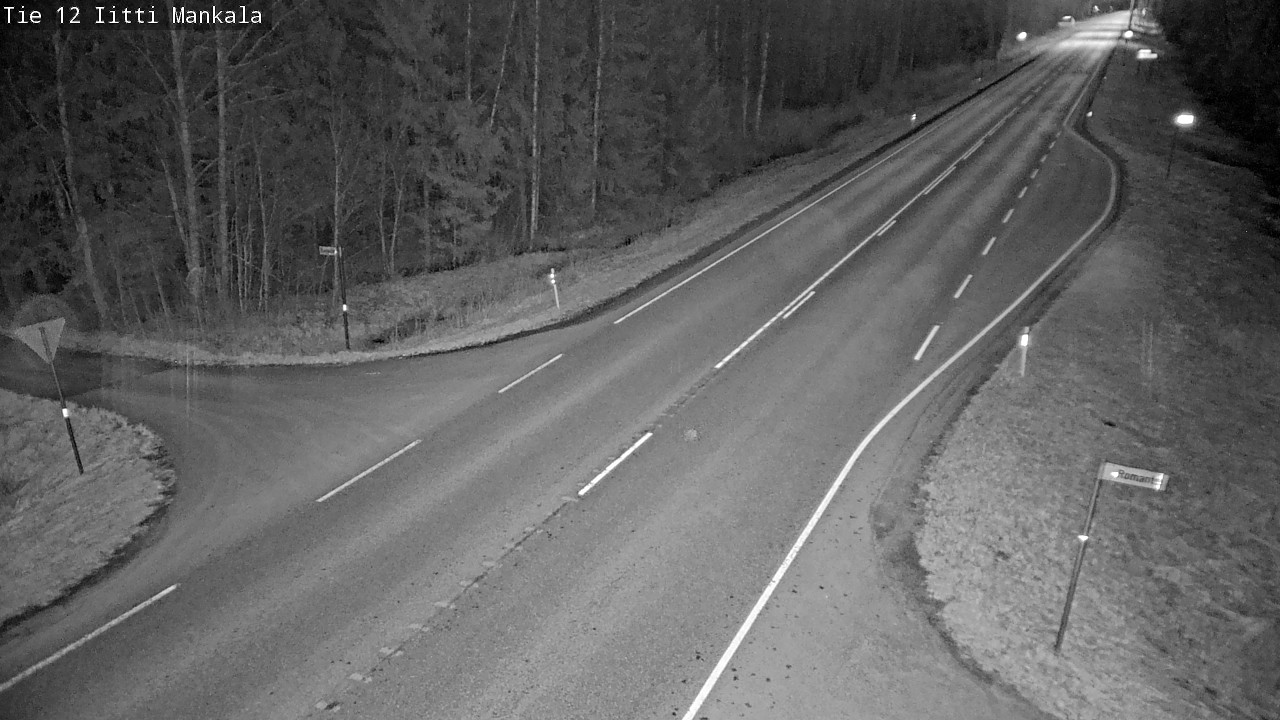 Weather Camera Image Road 12 Iitti, Mankala, Iitti, Päijät-Häme