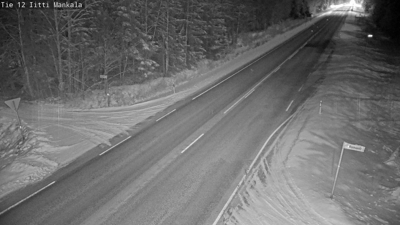 Weather Camera Image Road 12 Iitti, Mankala, Iitti, Päijät-Häme