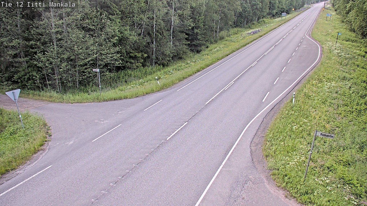 Weather Camera Image Road 12 Iitti, Mankala, Iitti, Päijät-Häme