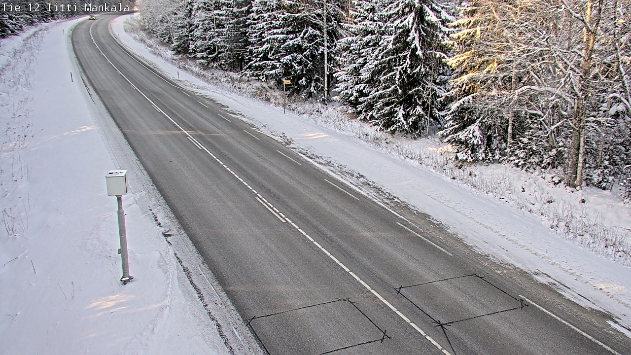 Weather Camera Image Road 12 Iitti, Mankala, Iitti, Päijät-Häme