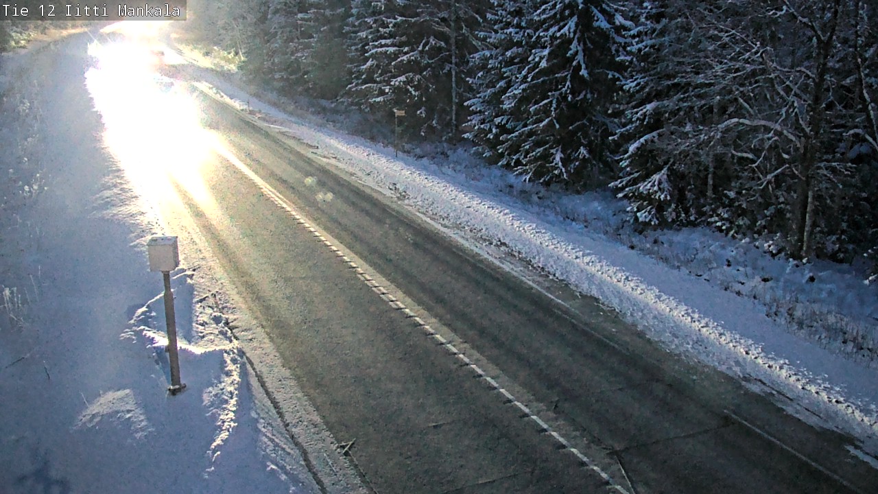 Weather Camera Image Road 12 Iitti, Mankala, Iitti, Päijät-Häme