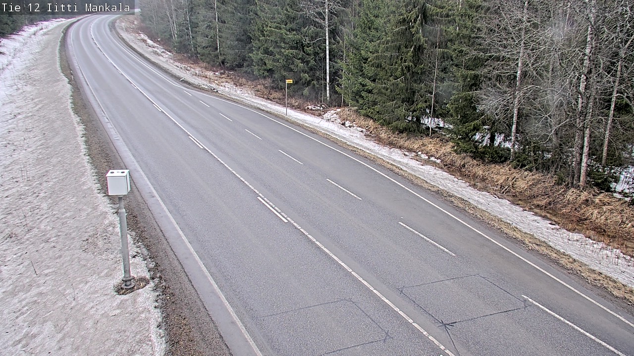 Weather Camera Image Road 12 Iitti, Mankala, Iitti, Päijät-Häme
