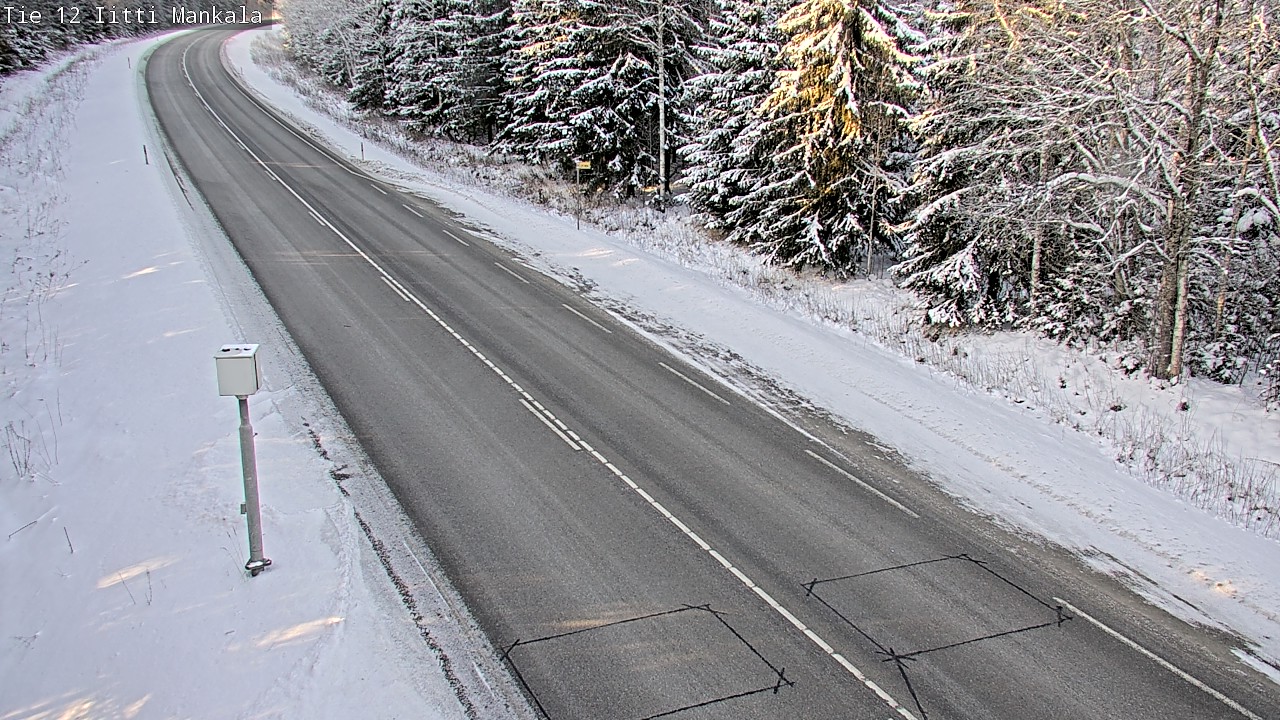 Weather Camera Image Road 12 Iitti, Mankala, Iitti, Päijät-Häme