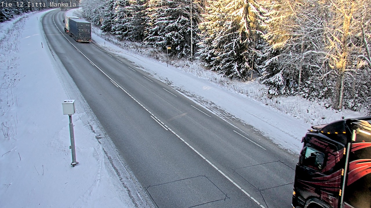 Weather Camera Image Road 12 Iitti, Mankala, Iitti, Päijät-Häme