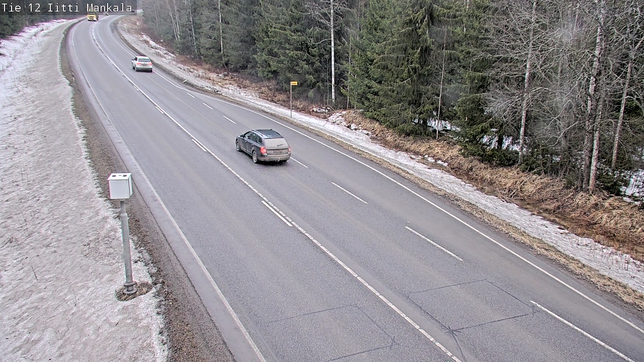 Weather Camera Image Road 12 Iitti, Mankala, Iitti, Päijät-Häme