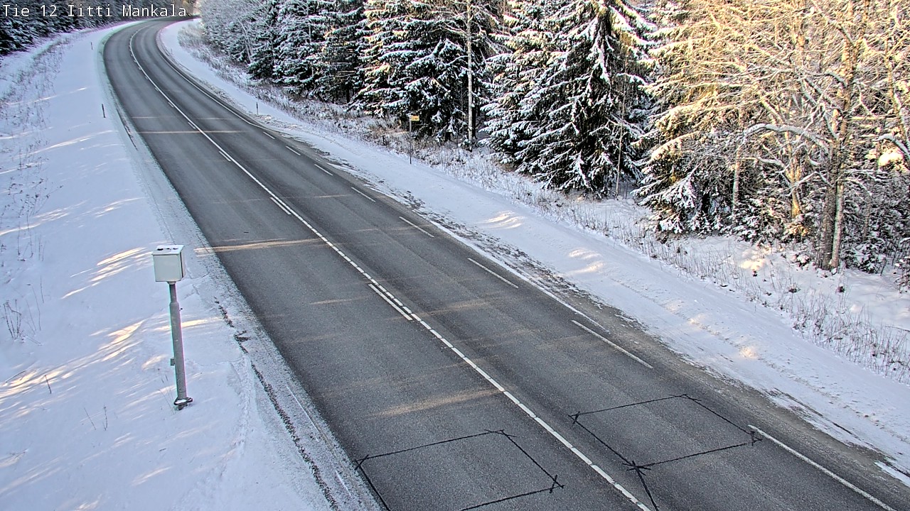 Weather Camera Image Road 12 Iitti, Mankala, Iitti, Päijät-Häme