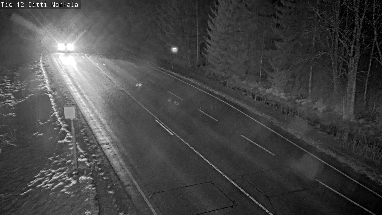 Weather Camera Image Road 12 Iitti, Mankala, Iitti, Päijät-Häme